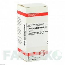 ЦИНКУМ СУЛЬФУРИКУМ (ZINCUM SULFURICUM) D 12 таблетки 80 шт - Гомеопатия DHU