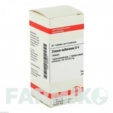 ЦИНКУМ СУЛЬФУРИКУМ (ZINCUM SULFURICUM) D 4 таблетки 80 шт - Гомеопатия DHU