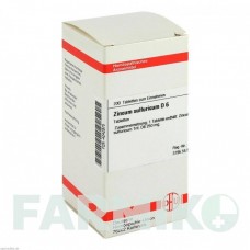 ЦИНКУМ СУЛЬФУРИКУМ (ZINCUM SULFURICUM) D 6 таблетки 200 шт - Гомеопатия DHU
