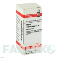 ЦИНКУМ ВАЛЕРИАНИКУМ (ZINCUM VALERIANICUM) C 30 глобули 10 г - Гомеопатия DHU
