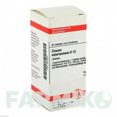 ЦИНКУМ ВАЛЕРИАНИКУМ (ZINCUM VALERIANICUM) D 12 таблетки 80 шт - Гомеопатия DHU