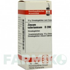 ЦИНКУМ ВАЛЕРИАНИКУМ (ZINCUM VALERIANICUM) D 200 глобули 10 г - Гомеопатия DHU