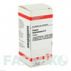 ЦИНКУМ ВАЛЕРИАНИКУМ (ZINCUM VALERIANICUM) D 4 таблетки 80 шт - Гомеопатия DHU