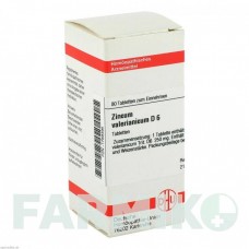 ЦИНКУМ ВАЛЕРИАНИКУМ (ZINCUM VALERIANICUM) D 6 таблетки 80 шт - Гомеопатия DHU