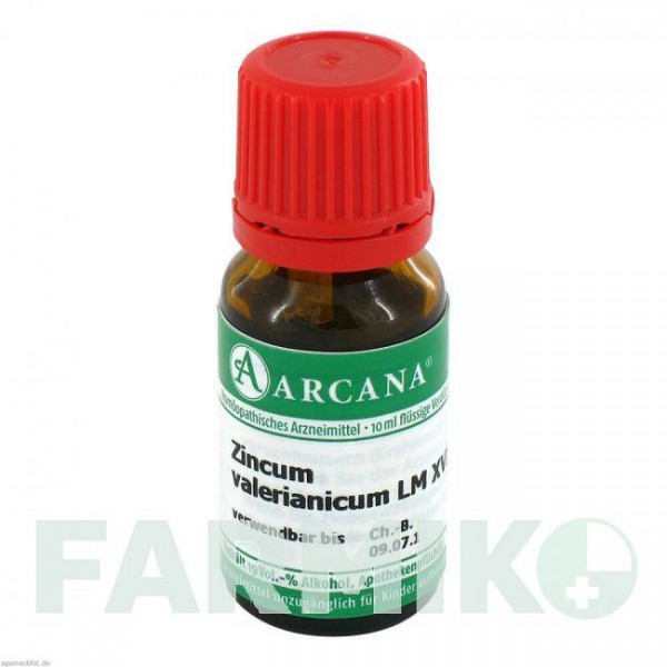 ЦИНКУМ ВАЛЕРИАНИКУМ (ZINCUM VALERIANICUM) LM 18 раствор 10 мл - Гомеопатия ARCANA DR.SEWERIN