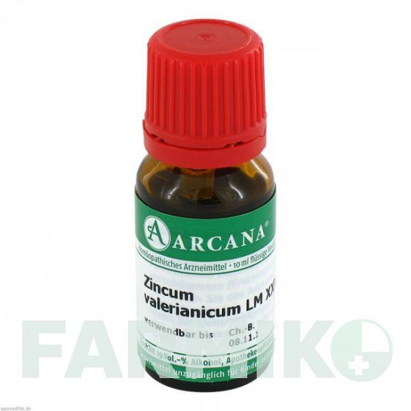 ЦИНКУМ ВАЛЕРІАНІКУМ (ZINCUM VALERIANICUM) LM 30 розчин 10 мл - Гомеопатія ARCANA DR.SEWERIN