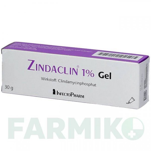 ЦИНДАКЛІН (ZINDACLIN) 1% гель 30 г - Кліндаміцин INFECTOPHARM