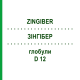 ЗИНГИБЕР (ZINGIBER) D 12 глобули 10 г - Гомеопатия DHU