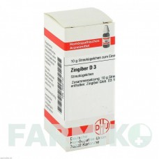 ЗИНГИБЕР (ZINGIBER) D 3 глобули 10 г - Гомеопатия DHU