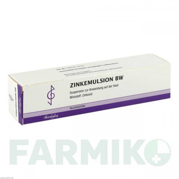 ЦИНК ЭМУЛЬСИОН (ZINK EMULSION) суспензия 100 мл - Цинка оксид BOMBASTUS-WERKE