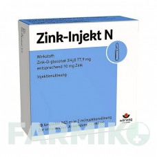 ЦИНК ІНЖЕКТ (ZINK INJEKT) розчин 10x2 мл - Цинку глюконат WORWAG PHARMA