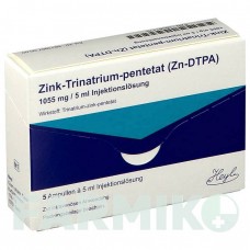 ЦИНК ТРИНАТРИУМ (ZINK TRINATRIUM) раствор 5x5 мл - Пентетовая кислота HEYL FABRIK