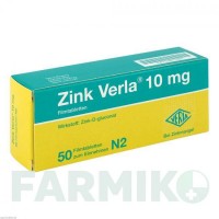 ЦИНК ВЕРЛА (ZINK VERLA) 10 мг таблетки 50 шт - Цинка глюконат VERLA-PHARM