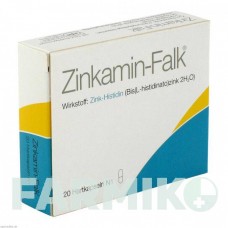 ЦИНКАМІН (ZINKAMIN) 15 мг капсули 20 шт - Цинковий білковий комплекс DR.FALK PHARMA