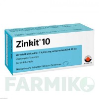 ЦИНКИТ (ZINKIT) 10 таблетки 100 шт - Цинка сульфат WORWAG PHARMA