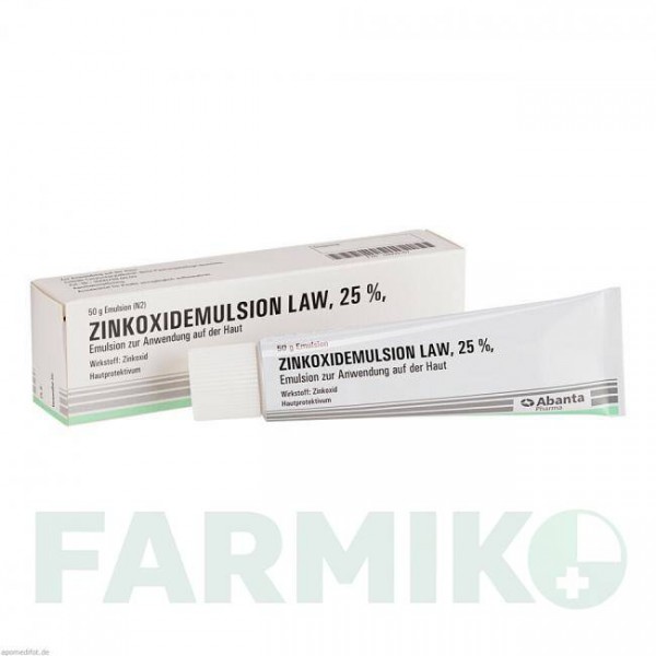 ЦИНКОКСИД (ZINKOXID) эмульсия 50 г - Цинка оксид ABANTA PHARMA