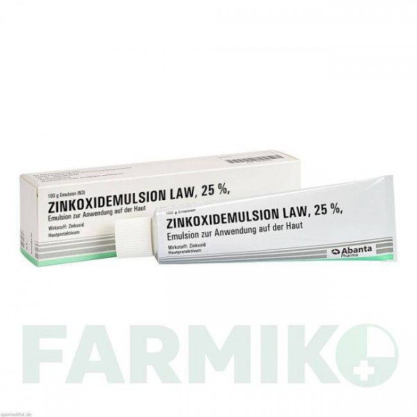 ЦИНКОКСИД (ZINKOXID) эмульсия 100 г - Цинка оксид ABANTA PHARMA