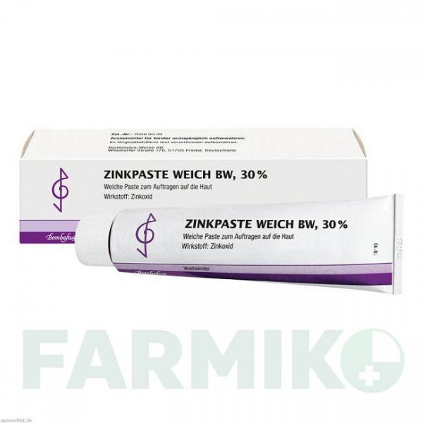 ЦИНКПАСТА (ZINKPASTE) паста 100 мл - Цинку оксид BOMBASTUS-WERKE