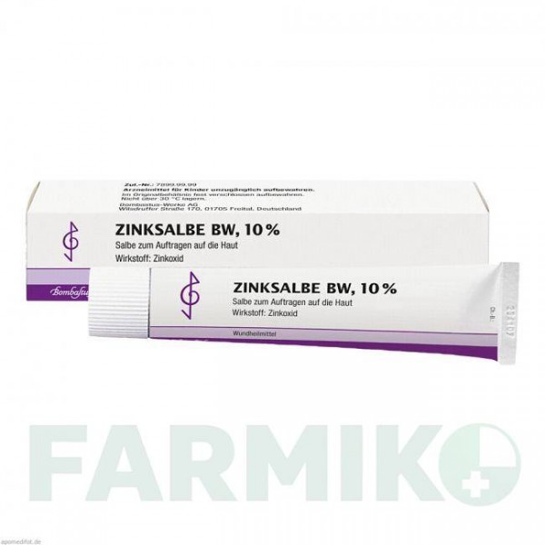 ЦИНКСАЛЬБЕ (ZINKSALBE) мазь 50 мл - Цинку оксид BOMBASTUS-WERKE