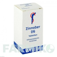 ЦИННОБЕР (ZINNOBER) D 6 таблетки 80 шт - Гомеопатія WELEDA