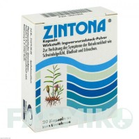 ЗИНТОНА (ZINTONA) капсулы 20 шт - Корневище имбиря GRUNWALDER