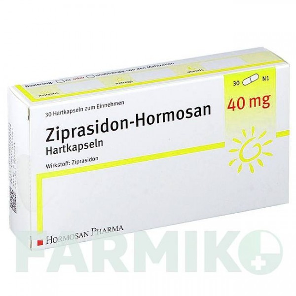 ЗИПРАЗИДОН (ZIPRASIDON) 40 мг капсули 30 шт - Зипразидон HORMOSAN PHARMA