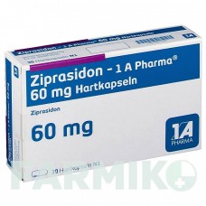 ЗИПРАЗИДОН (ZIPRASIDON) 60 мг капсулы 30 шт - Зипразидон 1 A PHARMA