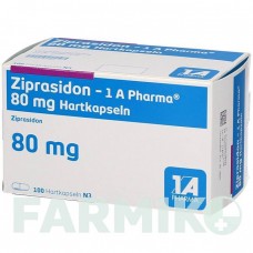 ЗИПРАЗИДОН (ZIPRASIDON) 80 мг капсули 30 шт - Зипразидон 1 A PHARMA