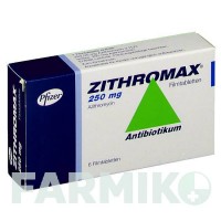 ЗИТРОМАКС (ZITHROMAX) 250 мг таблетки 6 шт - Азитроміцин PFIZER