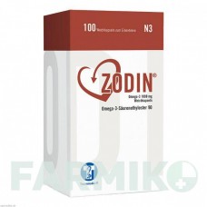 ЗОДИН (ZODIN) 1000 мг капсулы 100 шт - Омега-3 с жирными кислотами TROMMSDORFF