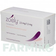 ЗОЭЛИ (ZOELY) 2,5 мг/1,5 мг таблетки 6x28 шт - Номегестрол, Эстрадиол THERAMEX
