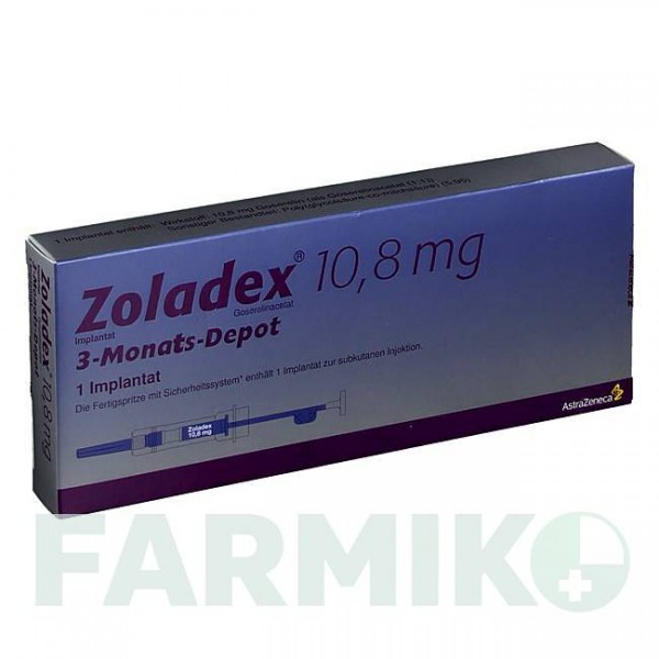 ЗОЛАДЕКС (ZOLADEX) 10,8 мг имплантат 1 шт - Гозерелин ASTRAZENECA