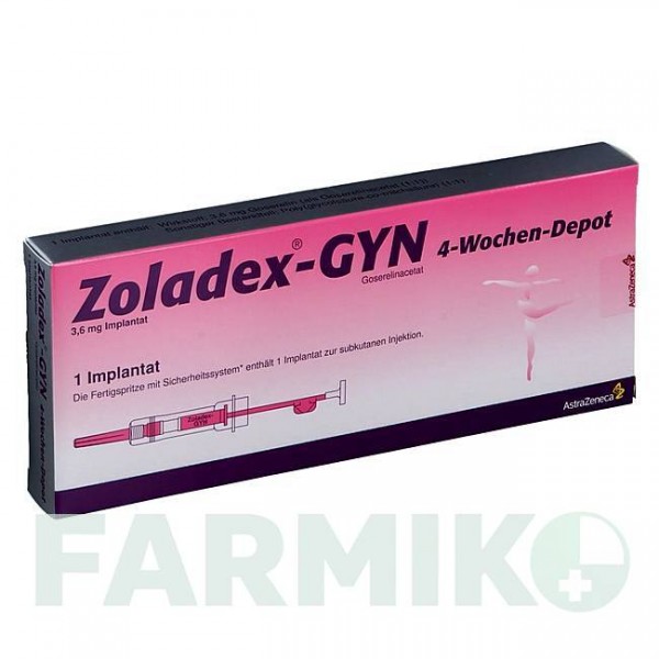 ЗОЛАДЕКС ГИН (ZOLADEX GYN) 3,6 мг имплантат 1 шт - Гозерелин ASTRAZENECA