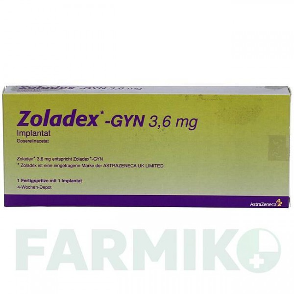ЗОЛАДЕКС ГИН (ZOLADEX GYN) 3,6 мг имплантат 1 шт - Гозерелин KOHLPHARMA