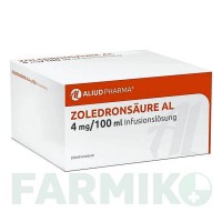 ЗОЛЕДРОНСАУР (ZOLEDRONSAURE) 4 мг/100 мл розчин 1 шт - Золедронова кислота ALIUD PHARMA