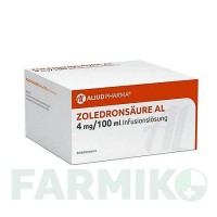 ЗОЛЕДРОНСАУР (ZOLEDRONSAURE) 4 мг/100 мл раствор 4 шт - Золедроновая кислота ALIUD PHARMA