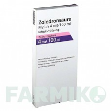 ЗОЛЕДРОНСАУР (ZOLEDRONSAURE) 4 мг/100 мл раствор 1 шт - Золедроновая кислота VIATRIS
