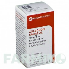 ЗОЛЕДРОНСАУР (ZOLEDRONSAURE) 4 мг/5 мл концентрат 4 шт - Золедроновая кислота ALIUD PHARMA