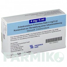 ЗОЛЕДРОНСАУР (ZOLEDRONSAURE) 4 мг/5 мл концентрат 1 шт - Золедроновая кислота FRESENIUS