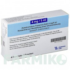 ЗОЛЕДРОНСАУР (ZOLEDRONSAURE) 4 мг/5 мл концентрат 4 шт - Золедроновая кислота FRESENIUS