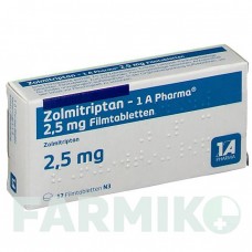 ЗОЛМІТРИПТАН (ZOLMITRIPTAN) 2,5 мг таблетки 12 шт - Золмітриптан 1 A PHARMA