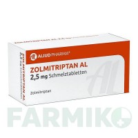 ЗОЛМІТРИПТАН (ZOLMITRIPTAN) 2,5 мг таблетки 12 шт - Золмітриптан ALIUD PHARMA