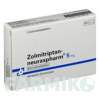 ЗОЛМІТРИПТАН (ZOLMITRIPTAN) 5 мг таблетки 3 шт - Золмітриптан NEURAXPHARM