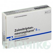 ЗОЛМИТРИПТАН (ZOLMITRIPTAN) 5 мг таблетки 3 шт - Золмитриптан NEURAXPHARM