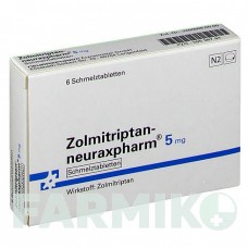 ЗОЛМИТРИПТАН (ZOLMITRIPTAN) 5 мг таблетки 6 шт - Золмитриптан NEURAXPHARM