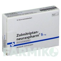 ЗОЛМИТРИПТАН (ZOLMITRIPTAN) 5 мг таблетки 12 шт - Золмитриптан NEURAXPHARM