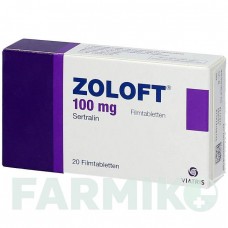 ЗОЛОФТ (ZOLOFT) 100 мг таблетки 20 шт - Сертралін VIATRIS