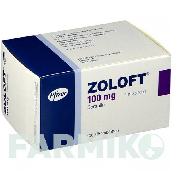 ЗОЛОФТ (ZOLOFT) 100 мг таблетки 100 шт - Сертралін VIATRIS