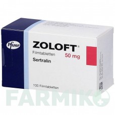 ЗОЛОФТ (ZOLOFT) 50 мг таблетки 100 шт - Сертралин ORIFARM