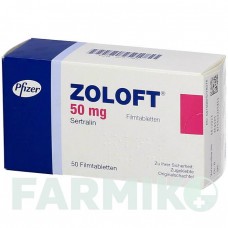 ЗОЛОФТ (ZOLOFT) 50 мг таблетки 50 шт - Сертралін VIATRIS